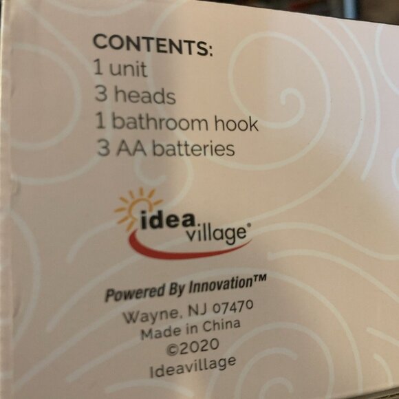 Flawless Cleanse Spa Spinning Shower Brush With 3 Heads NIB - Picture 8 of 8